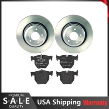 Brembo Rear Brake Kit Low-Met Pads & Disc Rotors for BMW E84 E90 E92 E93 3.0L L6