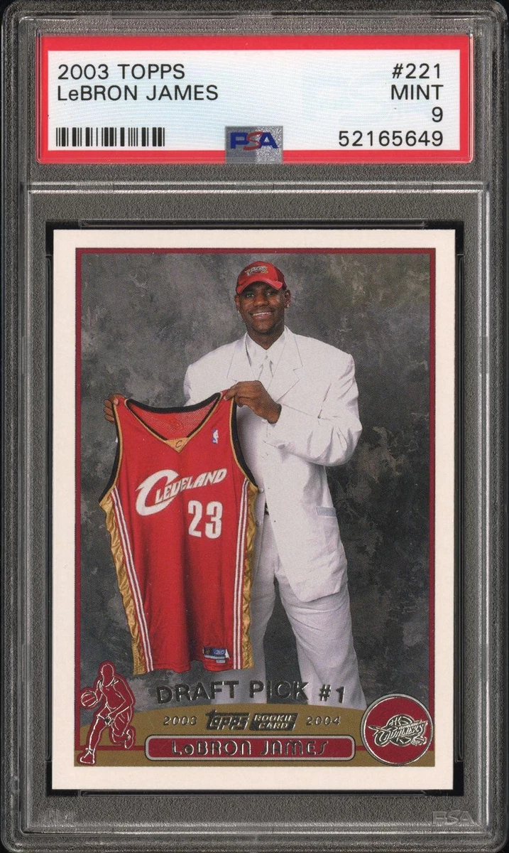 LeBron James Basketball Grade 9 Rookie Sports Trading Cards