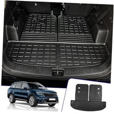 Cargo Mat Compatible with 2021-2025 2026 Kia Trunk Mat with Backrest Mat
