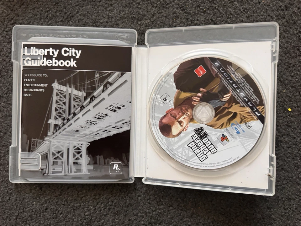 Grand Theft Auto IV GTA 4 PlayStation 3 PS3 Game Complete With Map And Manual - Image 2 of 2