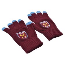 West Ham United FC - Herren/Damen Unisex Handschuhe, Jerseyware (BS5641)