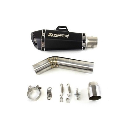 For Suzuki GSXR 600 750 2011-2025 Exhaust Pipe Muffler Escape Stainless Steel