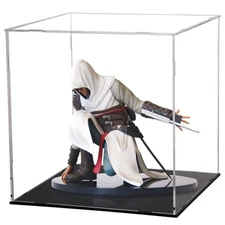 Clear Acrylic Display Case Cube Countertop Figures Toys Decorative Storage Box