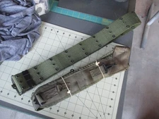 NOS Vietnam War M1967 Suspenders and M1956 Pistol Equipment Belt, M56 Field Gear