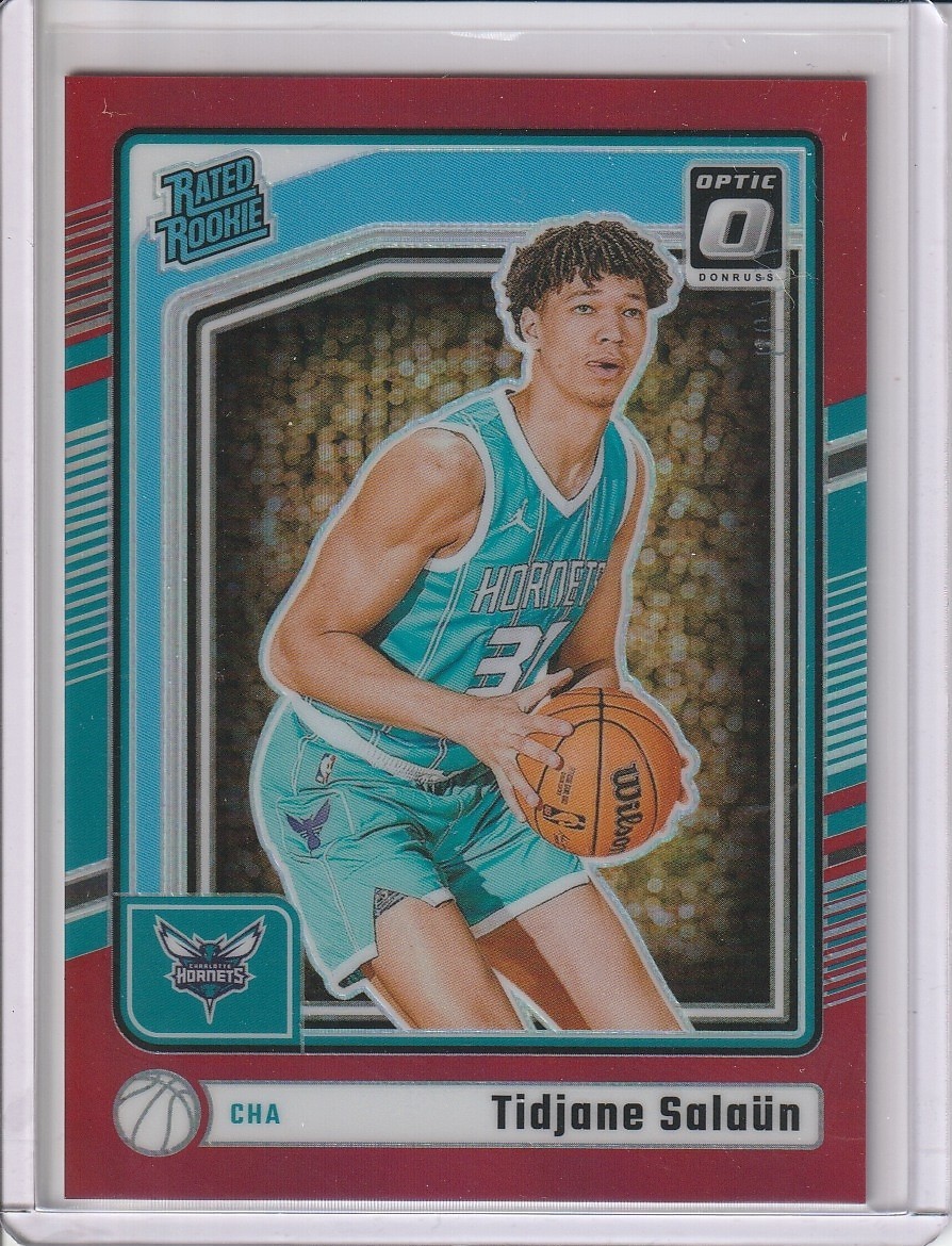 2024-25 Panini Donruss Optic Tidjane Salaun #286 RC Red Rated Rookie 14/99