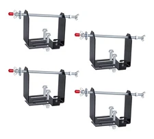 4Pk 4.9” - 9.64” Adjustable Weed Wacker Trimmer Line Holder w/ Mounting Hardware