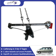 🇩🇪 MECHANISMUS + LINKER VORDERER FENSTERHEBERMOTOR ➤ RENAULT ESPACE 3
