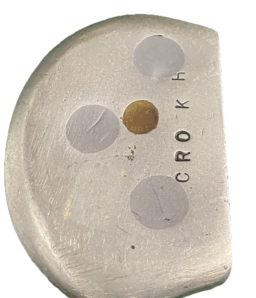 Otey Crisman Cro K H Center Shaft Mallet Putter Hickory Shaft RH 35.5 Super Rare - Image 3 of 4