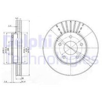 Delphi 2X Bremsscheibe Vorne Ø280 Mm FüR Nissan Almera Tino V10 1.8 2.0 X-Trail