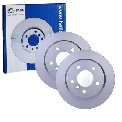 2x HELLA PAGID BREMSSCHEIBEN Ø298mm HINTEN passend für BMW 5 50440PRO_HC