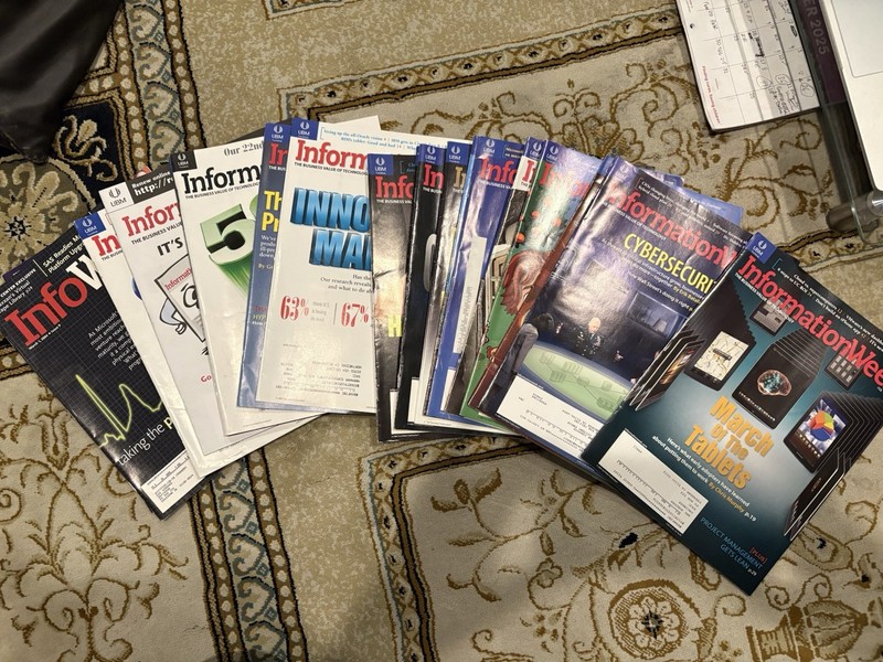 Lot Of 24 Information Week Magazines - 2010-2012 Editions