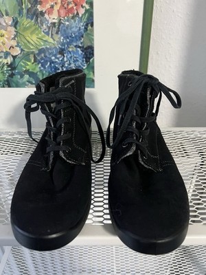 Romika Damen Gr. 38 Stiefeletten Boots Schwarz Schnürschuhe Warm gefüttert
