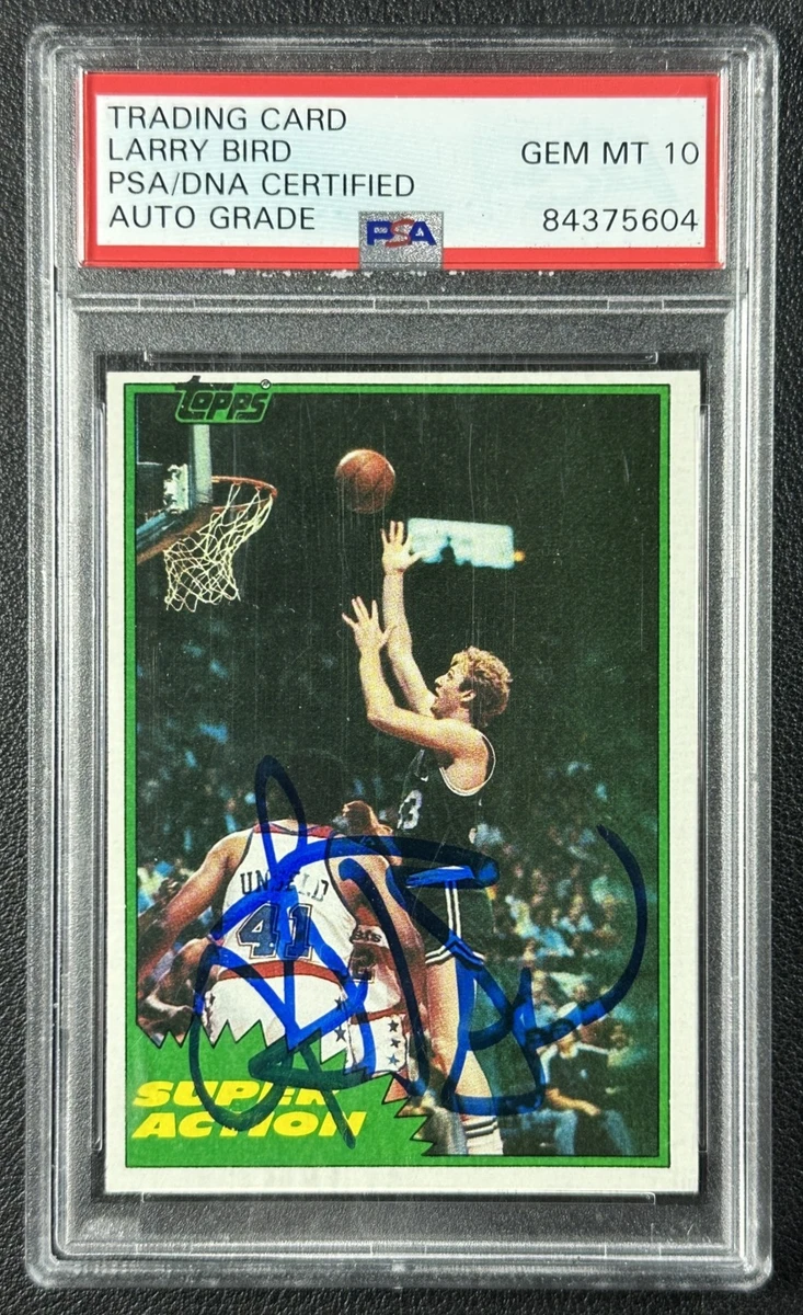 Topps Larry Bird 10 Graded Basketball Sports Trading Cards