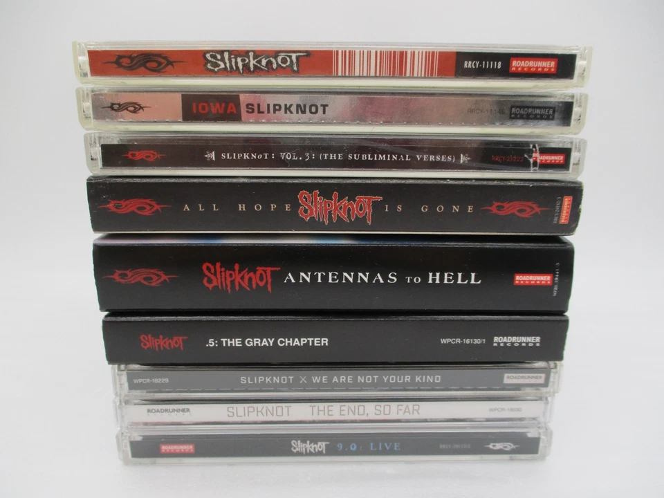 Slipknot CD IOWA THE SUBLIMINAL VERSES ALL HOPE IS GONE the GRAY CHAPTER 9CD - Image 3 of 4