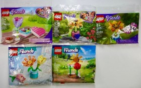 LEGO Friends: 40156 Organizer, 30404, 30411, 30417, 30634, 30721 Flower Stand
