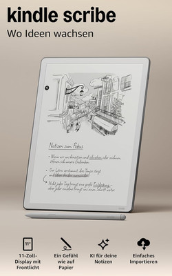 Kindle Scribe 32 GB (Neueste Generation)   11-Zoll-Display Mit Frontlicht   Dünn