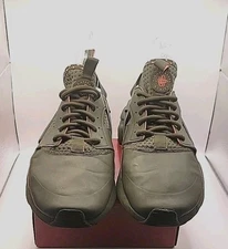 Nike Air Huarache Run Ultra SE Cargo Khaki Olive Mens Size 11.5 (875841-301)