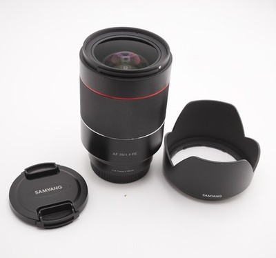 Samyang AF 35mm F/1.4 FE Prime Lens for Sony E-mount -  SYIO3514-E - EUC