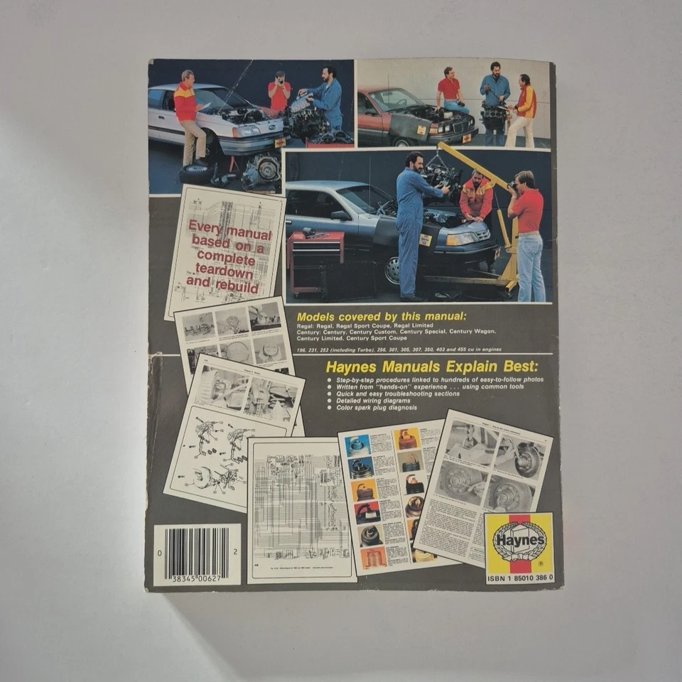 Haynes Repair Manual Buick Mid-Size 1974-1987 Regal Century Wagons - Image 4 of 4