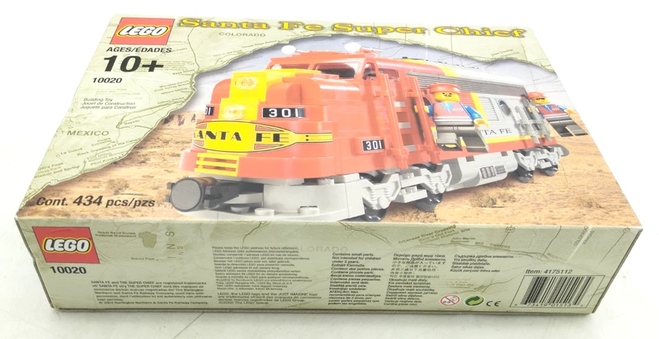 LEGO 10020 Santa Fe Super Chief MISB NEW Train Trains Eisenbahn Waggon 10022 - Bild 4 von 4