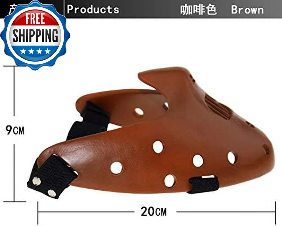 Hannibal Lecter Mask Cosplay the Silence of the Lambs Half Face Killer... - Image 3 of 4