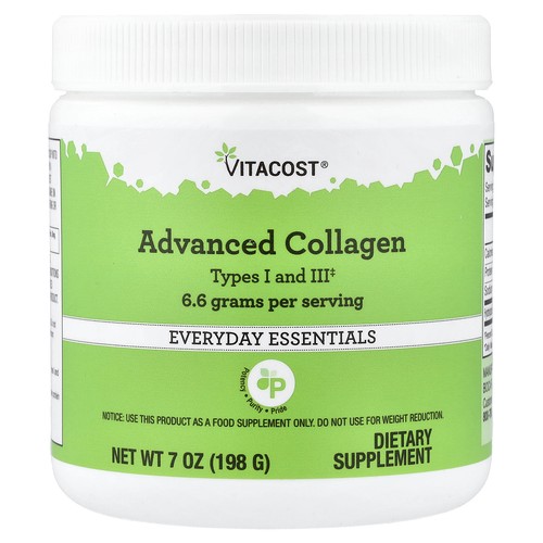 Advanced Collagen Types I and III, 7 oz (198 g)