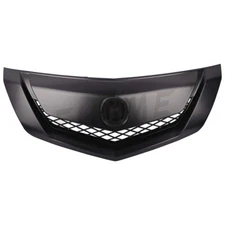 For 2009 2010 2011 Acura TL Grille Mesh Black Front Bumper Upper Grille