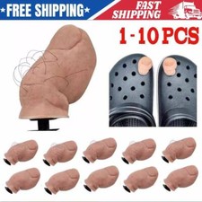 Big Toe Charm 3D Funny Toe Shoe Charms Big Toe Charm with Hairy Hot For Croc