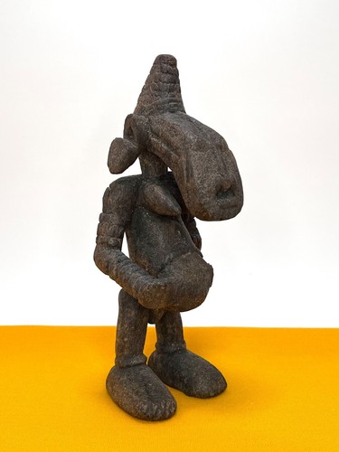 Chamba Ancestor Figure. Nigeria, Benue River region. Early 20th C. custom stand - Picture 3 of 15