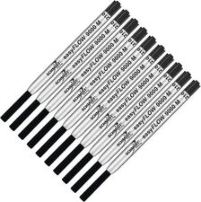 Imprinted Schmidt easyFLOW9000 Ballpoint Refill-Black, Medium Tip 1.0mm- 10 Pack