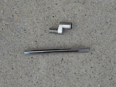 Plumbers Neck Putter Conversion Right Hand Adapter 303SS Hosel Knuckle Head 3''