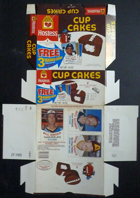 Tenace Box 1977 Hostess CUP CAKES Complete Box, Singer, Alexander, Tenace, #139 ...
