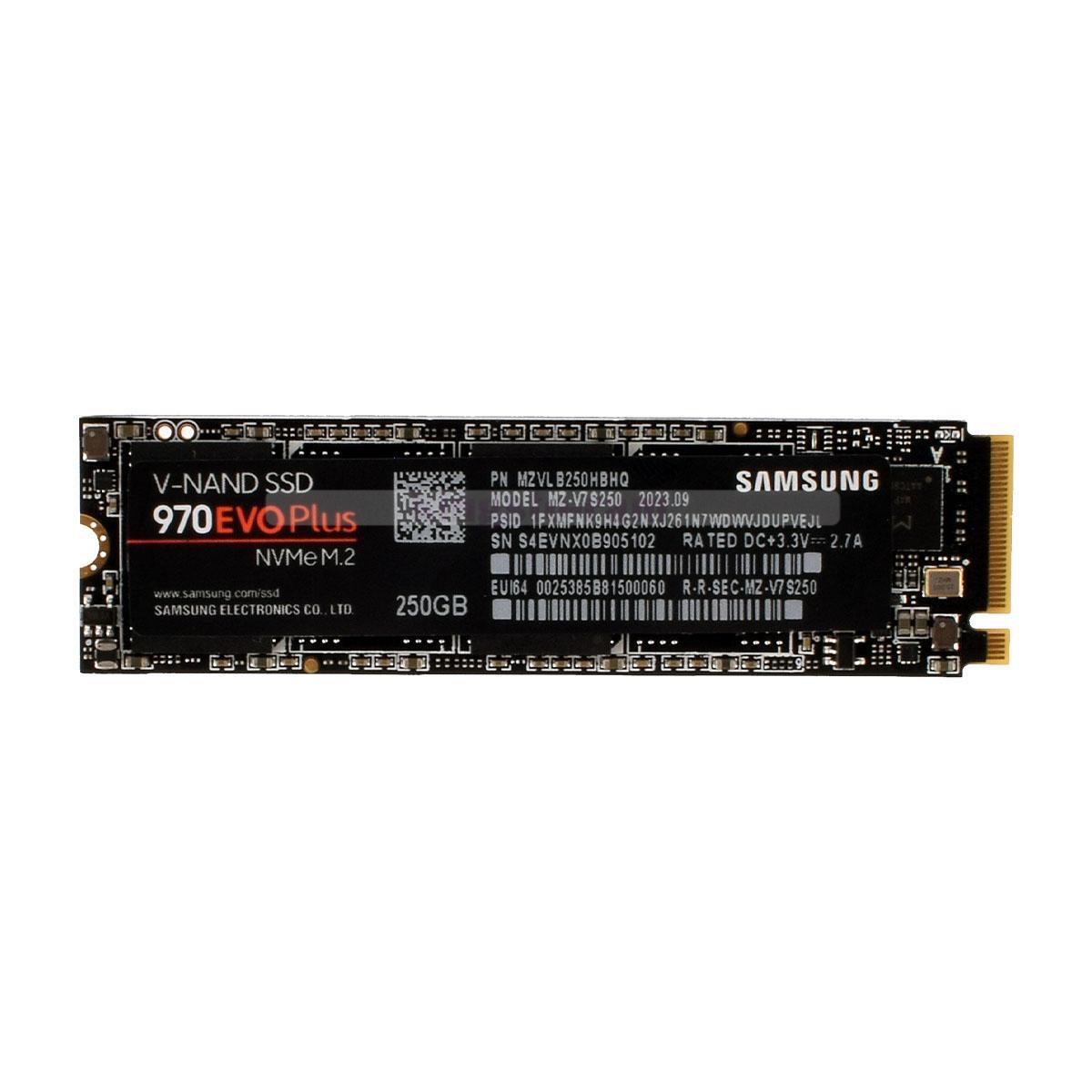 Samsung SSD 970 EVO Plus 250GB 500GB 1TB 2TB PCIe M.2 (2280) NVMe