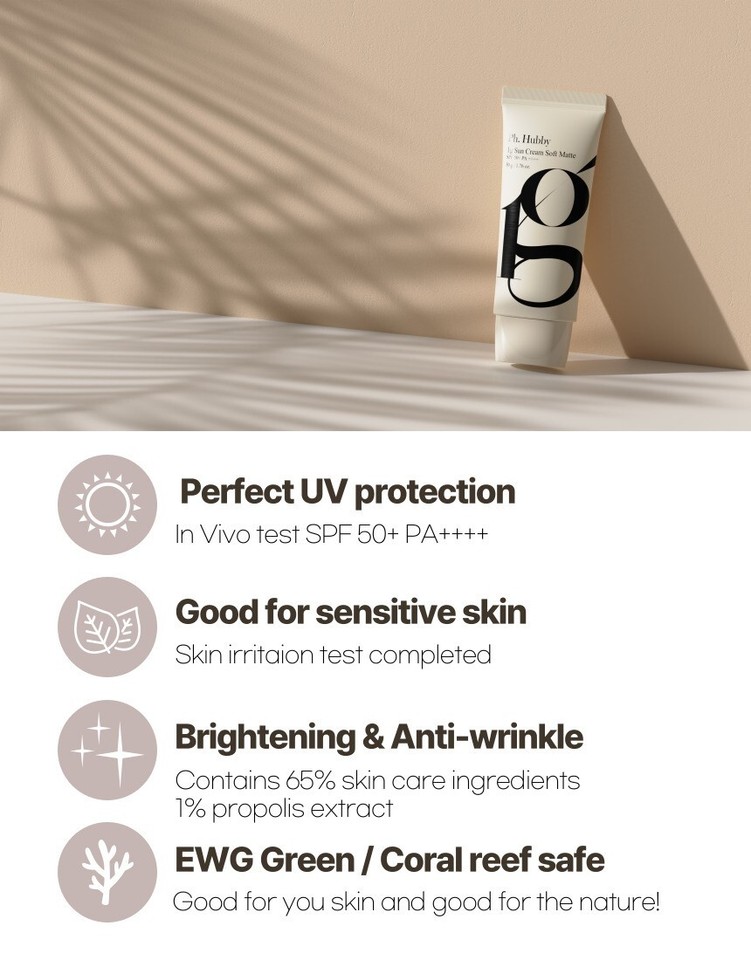 [Ph. Hubby] 1g Sun Cream Soft Matte Korean Sunscreen SPF 50+ PA ...