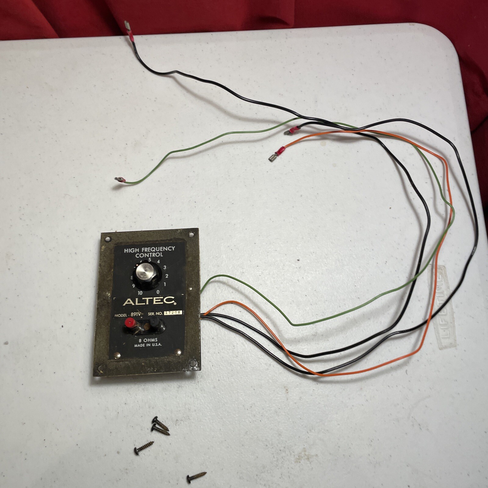 Купить ORIGINAL Control Board Vintage Altec Lansing Model 891V Speaker ...