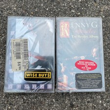 Kenny G Lot of 2 Sealed Cassettes Miracles The Holiday Album 1994 G-Force 1988