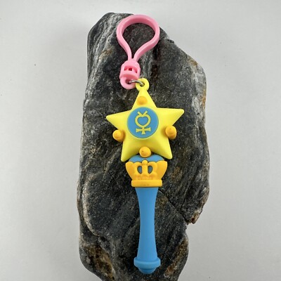 Anime Sailor Moon Sailor Mercury Power Stick Bag Clip Keychain Monogram