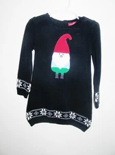 NWT ADORABLE TODDLER GIRLS KNITTED CHRISTMAS DRESS 3T BY JINGLE & JOY