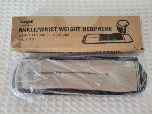1-LB Pair Adjustable Ankle/Wrist Weights, Neoprene, Hook & Loop Fastening - Picture 2 of 2