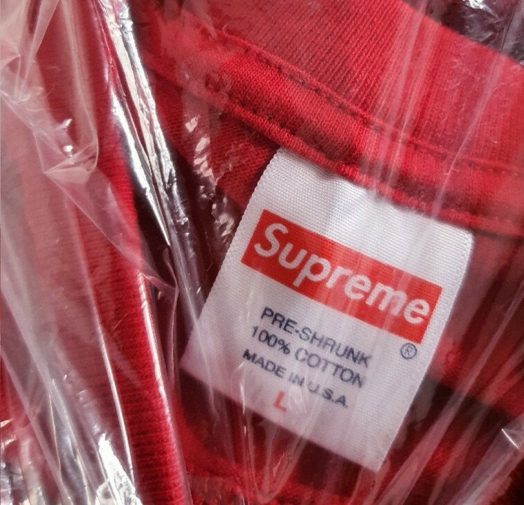 FW19 Supreme Bite red tee size L large T-shirt New And Unopened thumbnail 6