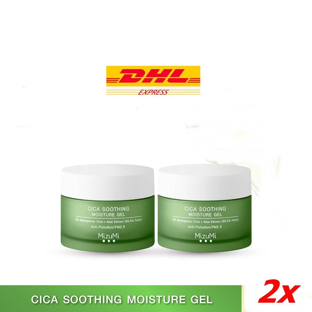 2x Mizumi Cica Soothing Moisture Gel Moisturizer for face skin