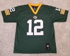 Nike Green Bay Packers NFL Aaron Rodgers #12 Green Youth Football Jersey Size L