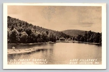 RPPC Clark National Forest Lake Killarney Near Ironton Real Photo Missouri P687