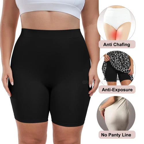 Pantalones cortos moldeadores talla grande para mujer pantalones cortos anti rozaduras pantalones cortos para niños bragas sin costuras - Imagen 3 de 35
