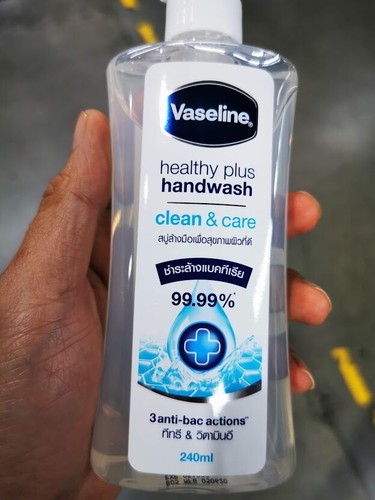 8x240ml Vaseline Healthy Plus Hand Wash Clean Deeply VitaminE Care Anti-Bacteria - Picture 8 of 12