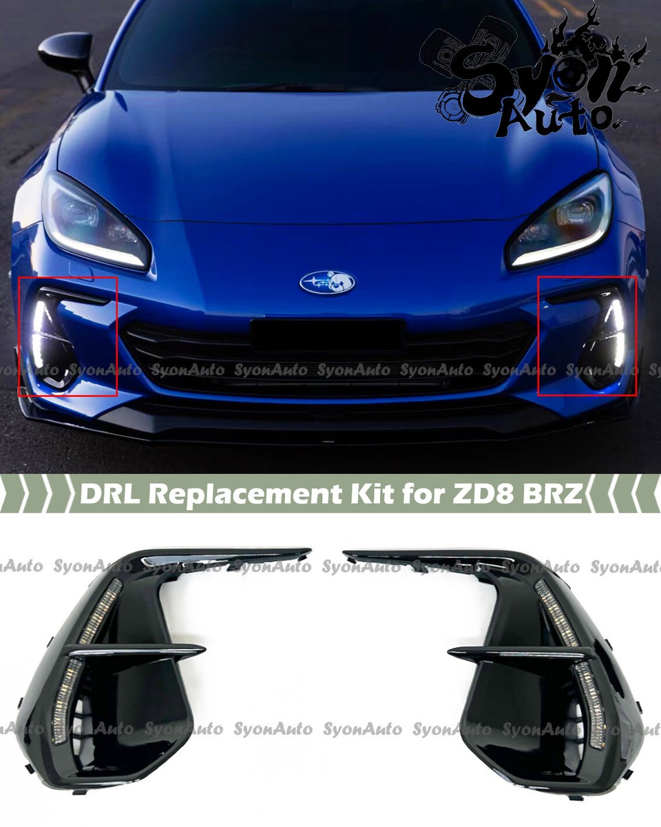FITS 2022-2024 SUBARU BRZ DUAL COLOR STI STYLE LED DRL DAYTIME