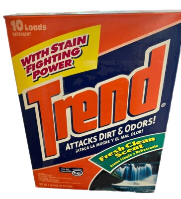 TREND Laundry Detergent Powder Fresh Clean Scent Ships Out FAST 1 Lb 8oz