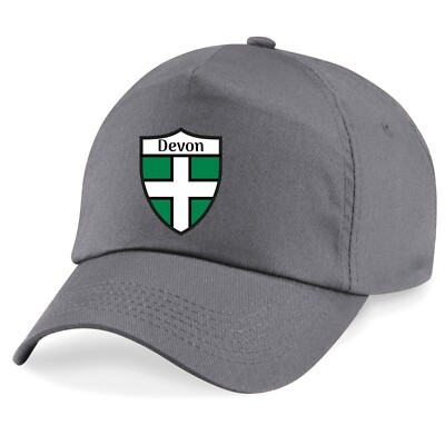   Devon bestickte Baseballmütze - County Wappen Mütze - verstellbar