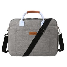 Gray Nylon Laptop Case Travel Briefcase For 15" Microsoft Surface Laptop 5 / 4