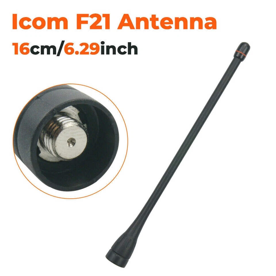 5 peças antena UHF MX para rádio ICOM IC-F21S IC-F21 IC-F30GT IC-F43GT IC-F3 IC-F4 - Imagem 4 de 4